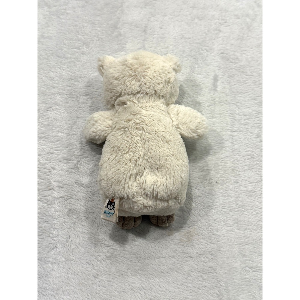 Jellycat Bashful Snowy Owl Retired Cream White Plush Stuffed Animal 9 Inch - Picture 8 of 9
